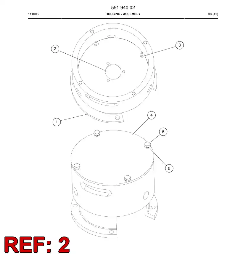 55071825 550 718 25 Spacer - Sandvik Technical Drawing