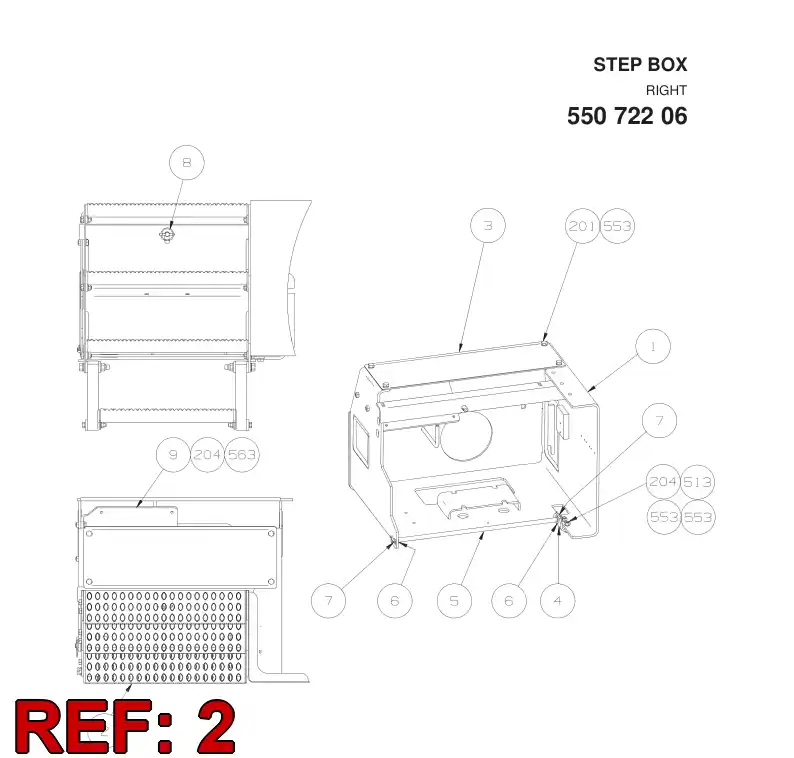 55071952 550 719 52 STEPS - Sandvik Technical Drawing