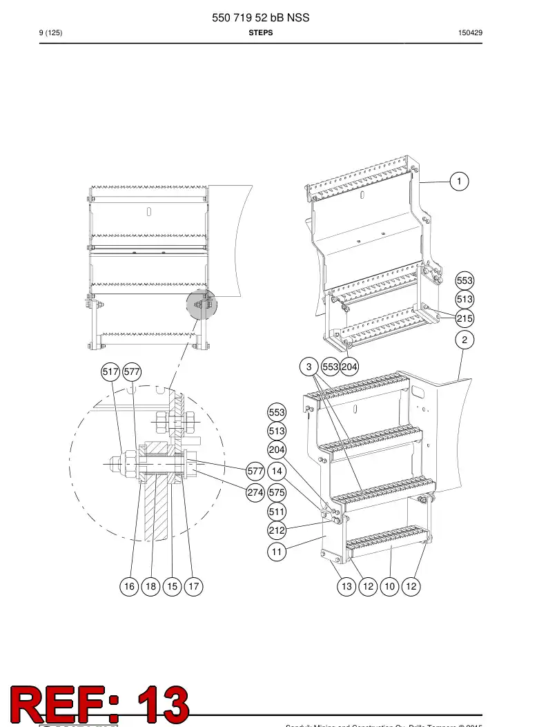 550 719 63 Plate - drawing
