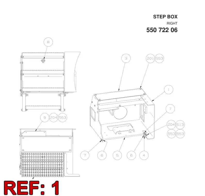 55071965 550 719 65 BODY - Sandvik Technical Drawing