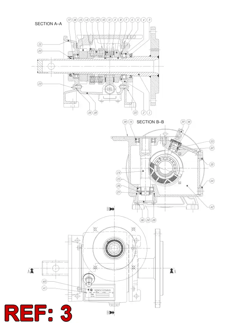 55071981 550 719 81 SEAL - Sandvik Technical Drawing