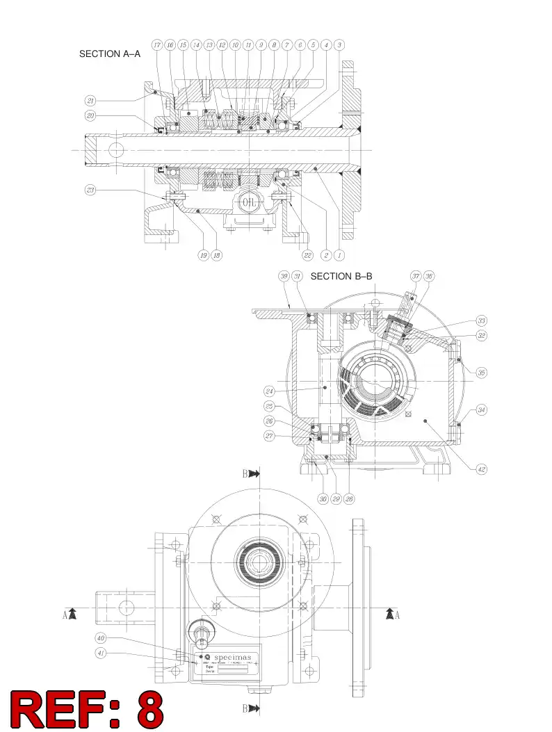55071986 550 719 86 CONE PLATE - Sandvik Technical Drawing