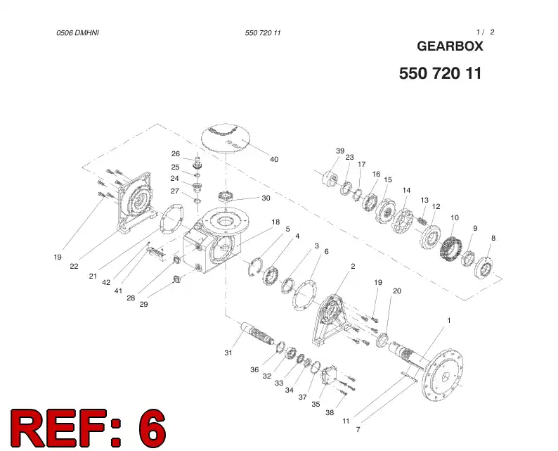 55072014 550 720 14 SEAL RING - Sandvik Technical Drawing