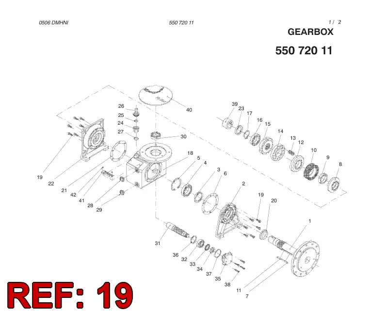 55072038 550 720 38 SCREW - Sandvik Technical Drawing