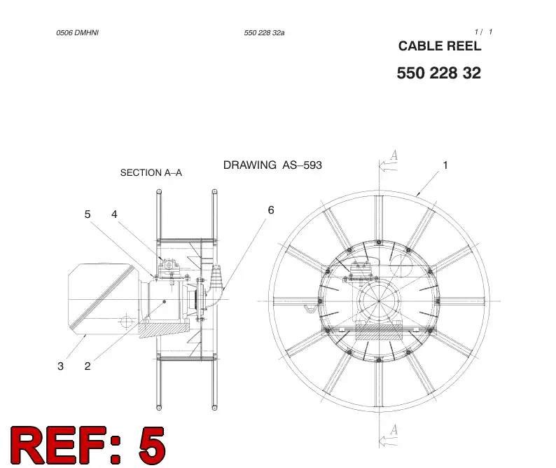 55072109 550 721 09 ADAPTER - Sandvik Technical Drawing
