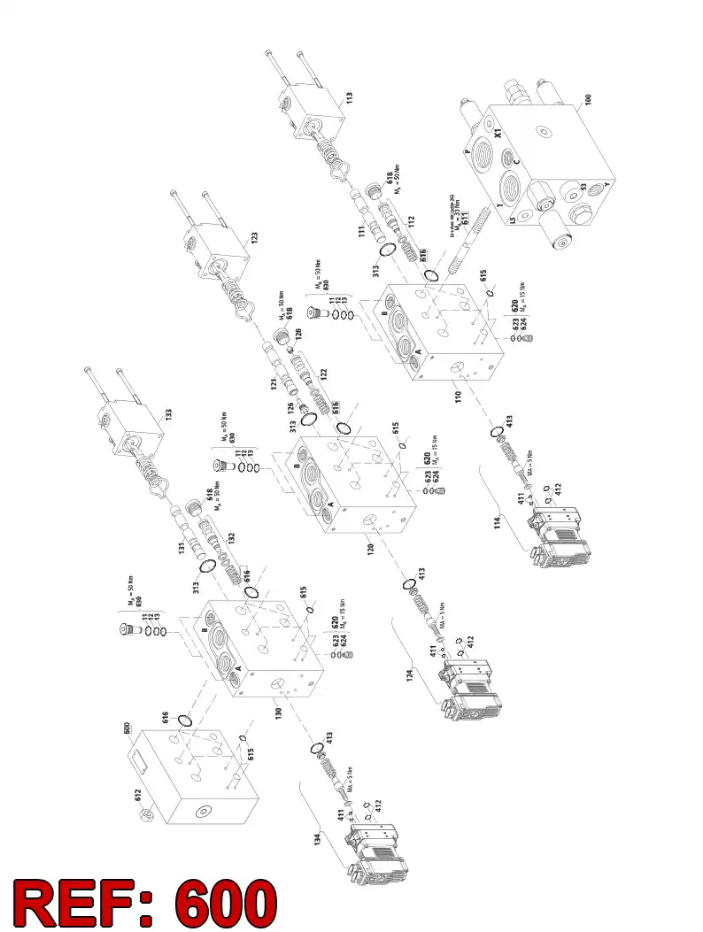 55072781 550 727 81 END COVER - Sandvik Technical Drawing