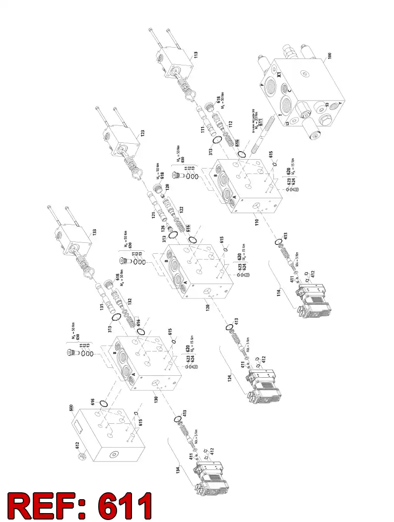 55072785 550 727 85 Bolt - Sandvik Technical Drawing