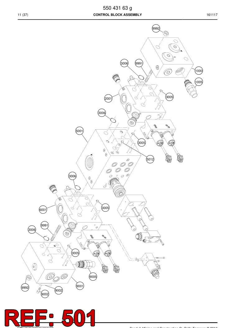 55072798 550 727 98 O-ring - Sandvik Technical Drawing