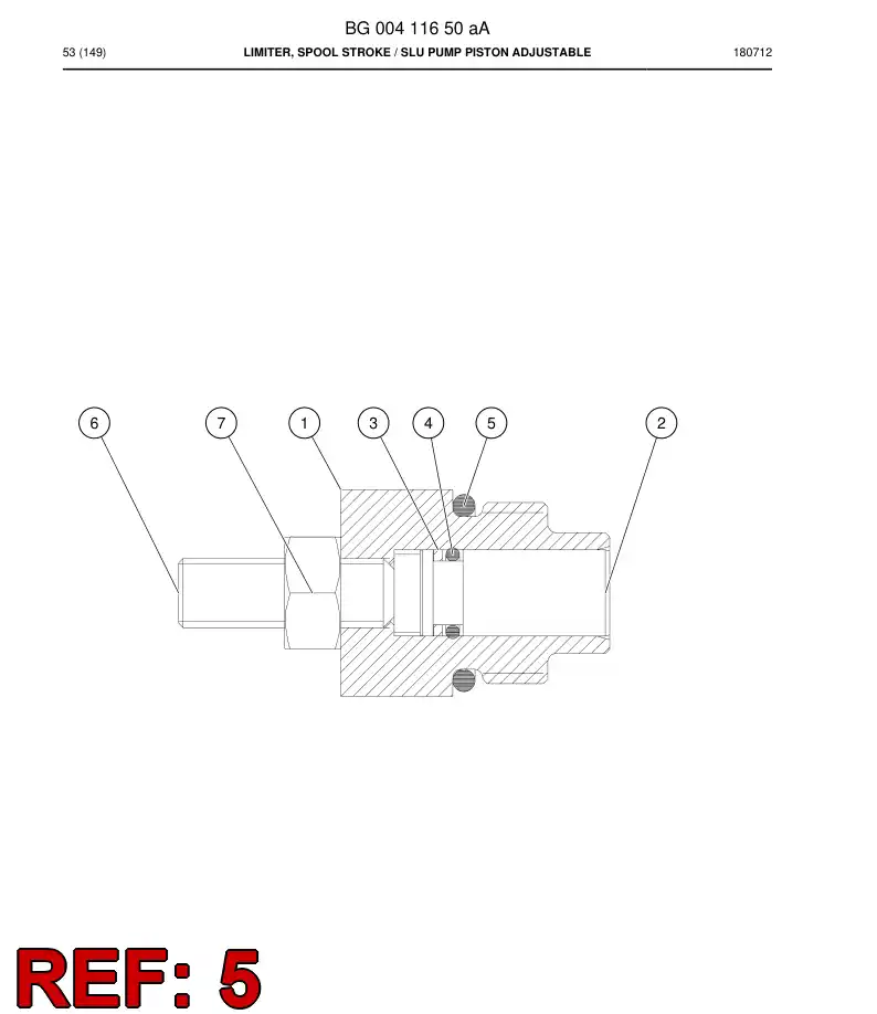 55072799 550 727 99 O-Ring - Sandvik Technical Drawing