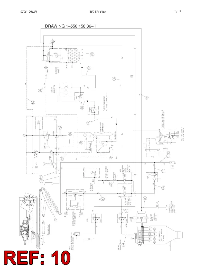55073088 550 730 88 PLUG - Sandvik Technical Drawing