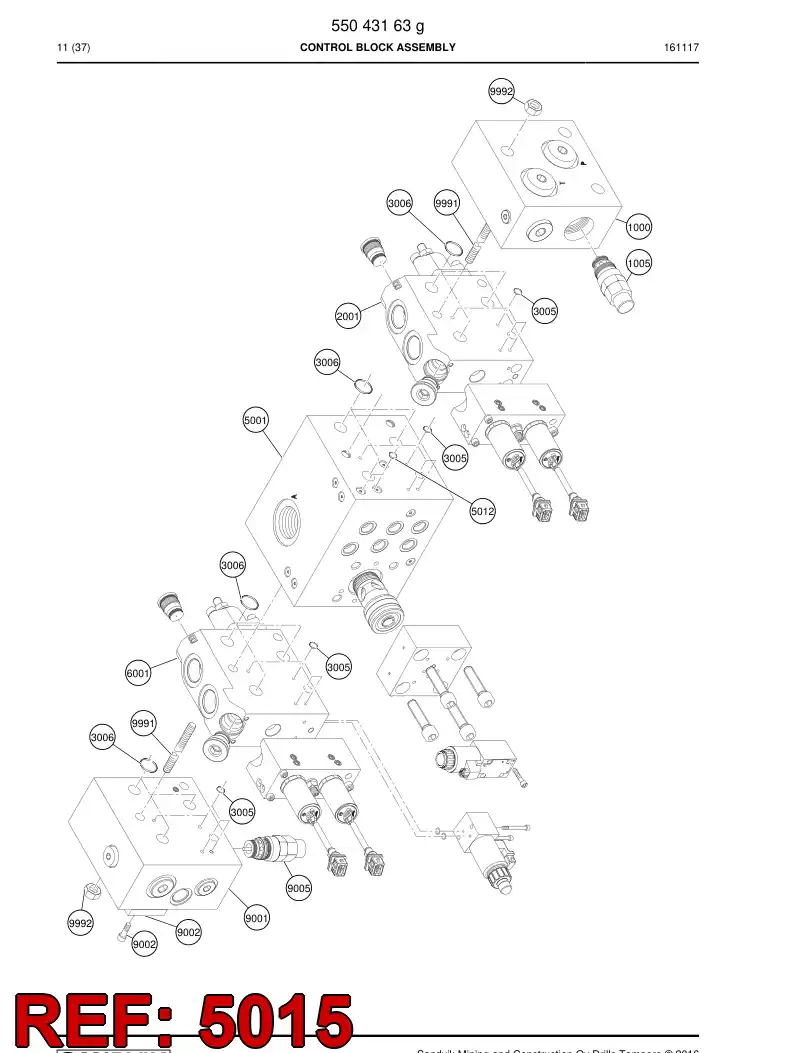 55073167a 550 731 67a Screw - Sandvik Technical Drawing