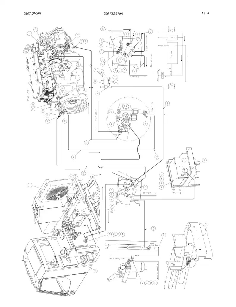 55073237dA 550 732 37dA WATER HEATER ASSEMBLY - Sandvik Technical Drawing