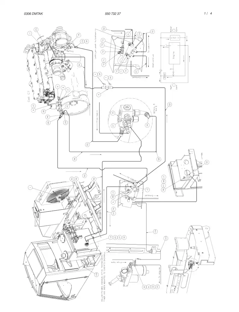 55073237hC 550 732 37hC  - Sandvik Technical Drawing
