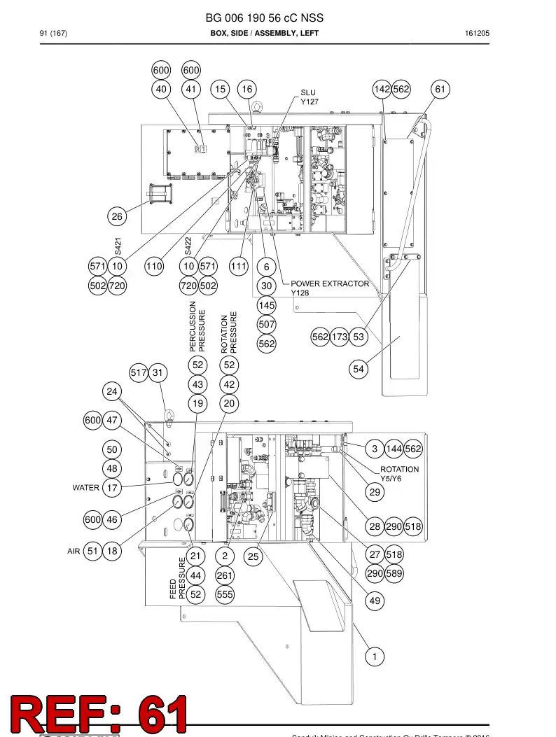 55073268a 550 732 68a Plate - Sandvik Technical Drawing