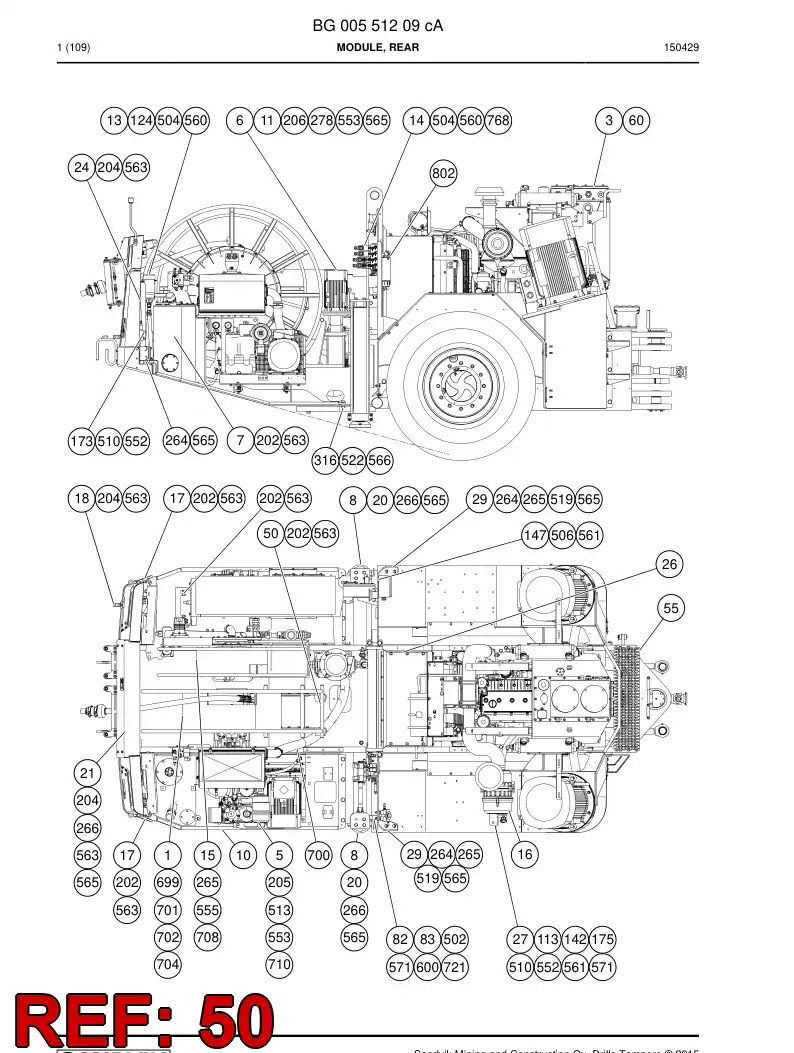 55073519b 550 735 19b Guide - Sandvik Technical Drawing