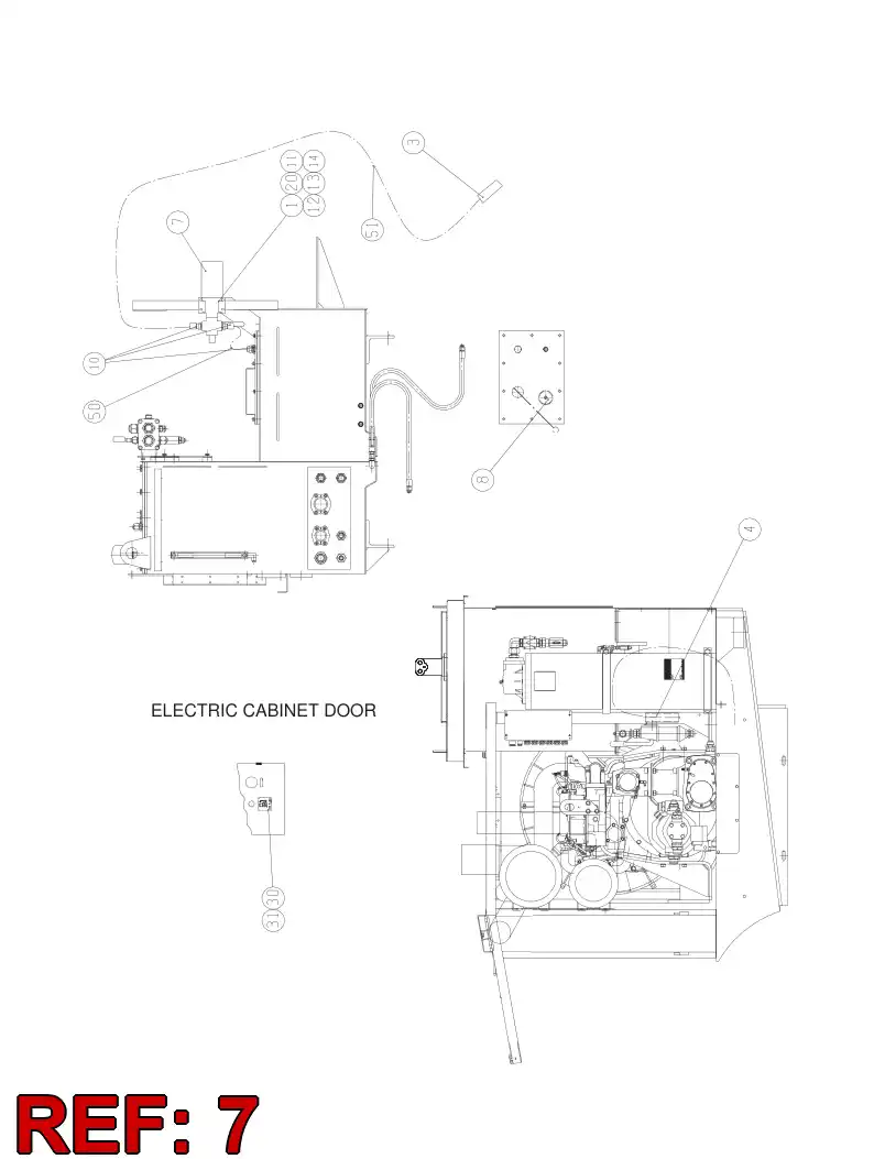 55073587 550 735 87 WIRE KIT - Sandvik Technical Drawing