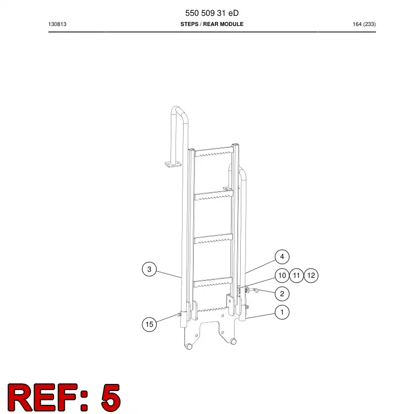 55073621 550 736 21 Plate - Sandvik Technical Drawing