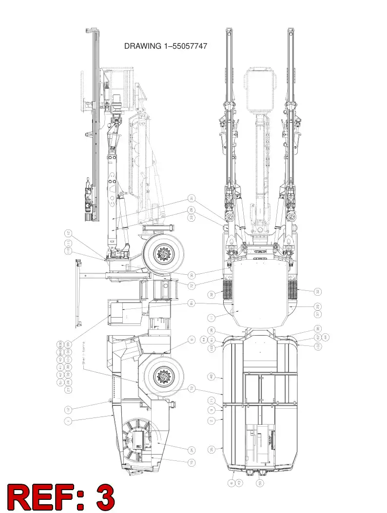 55073698 550 736 98 PLATE - Sandvik Technical Drawing