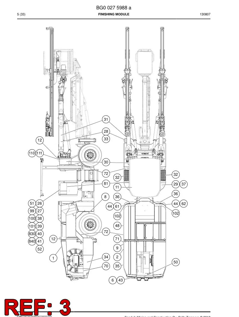 55073698b 550 736 98b Plate - Sandvik Technical Drawing