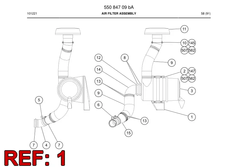 55073761 550 737 61 Supporting block - Sandvik Technical Drawing