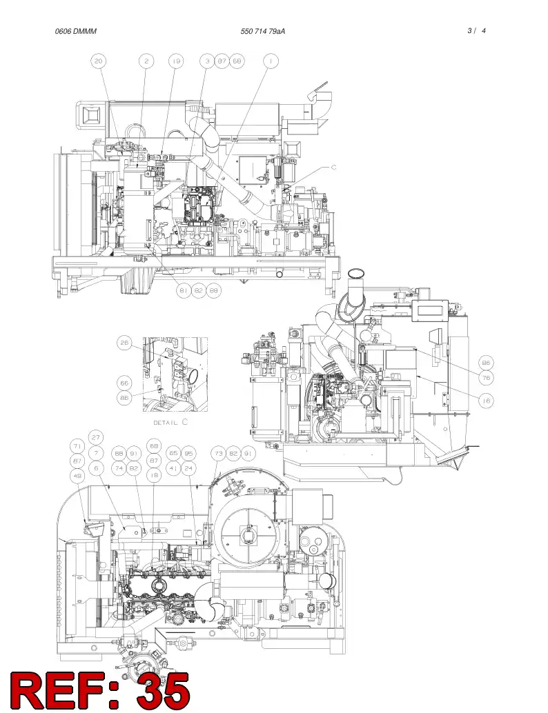 55073865 550 738 65 SUPPORTING BLOCK - Sandvik Technical Drawing