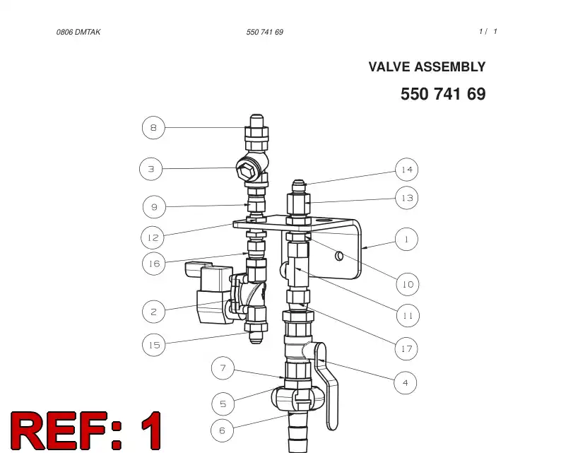55073986 550 739 86 PLATE - Sandvik Technical Drawing