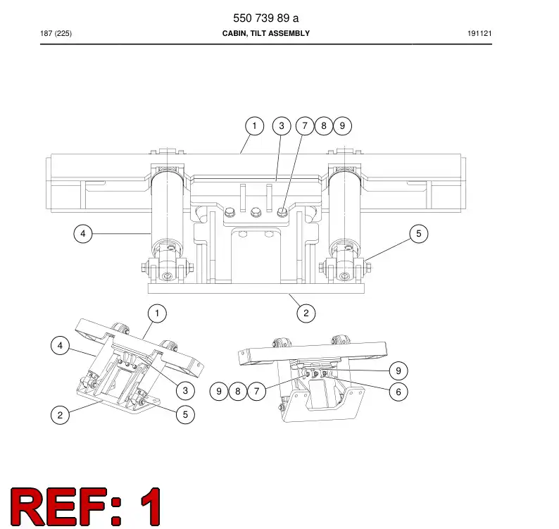 55073993 550 739 93 Support - Sandvik Technical Drawing