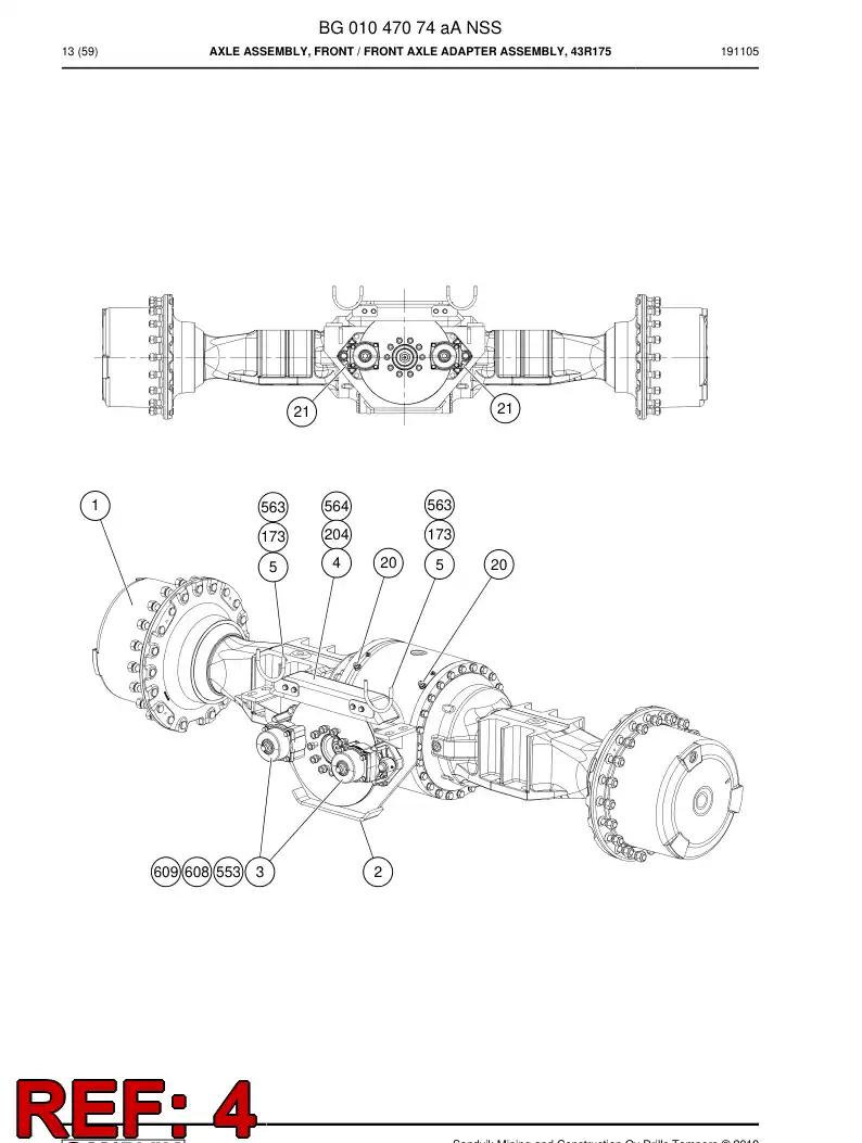 55074068b 550 740 68b Plate, Cover - Sandvik Technical Drawing