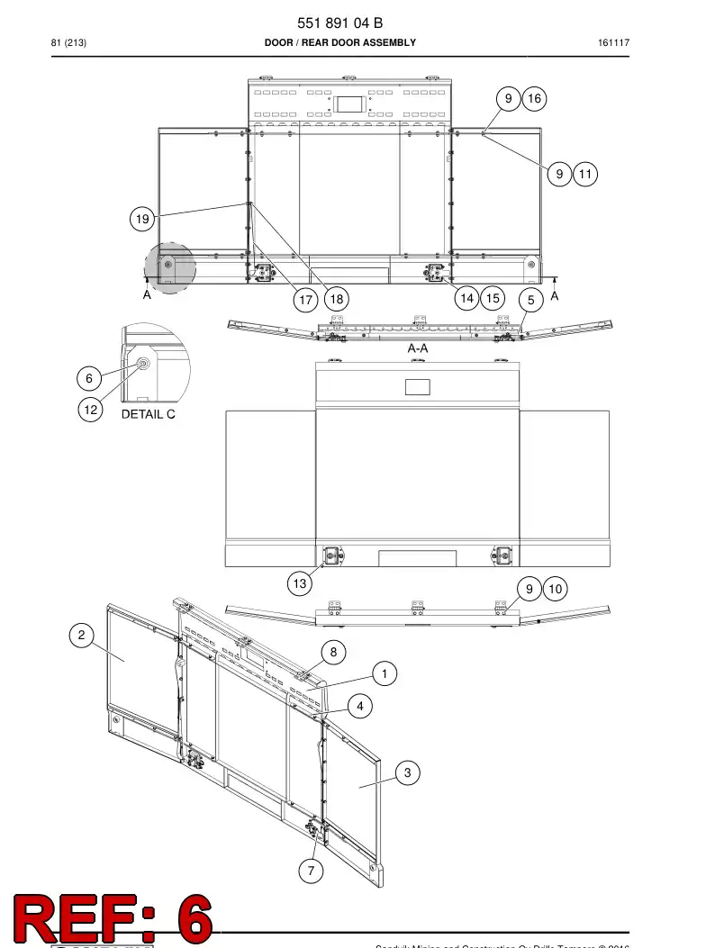55074091a 550 740 91a Bushing - Sandvik Technical Drawing