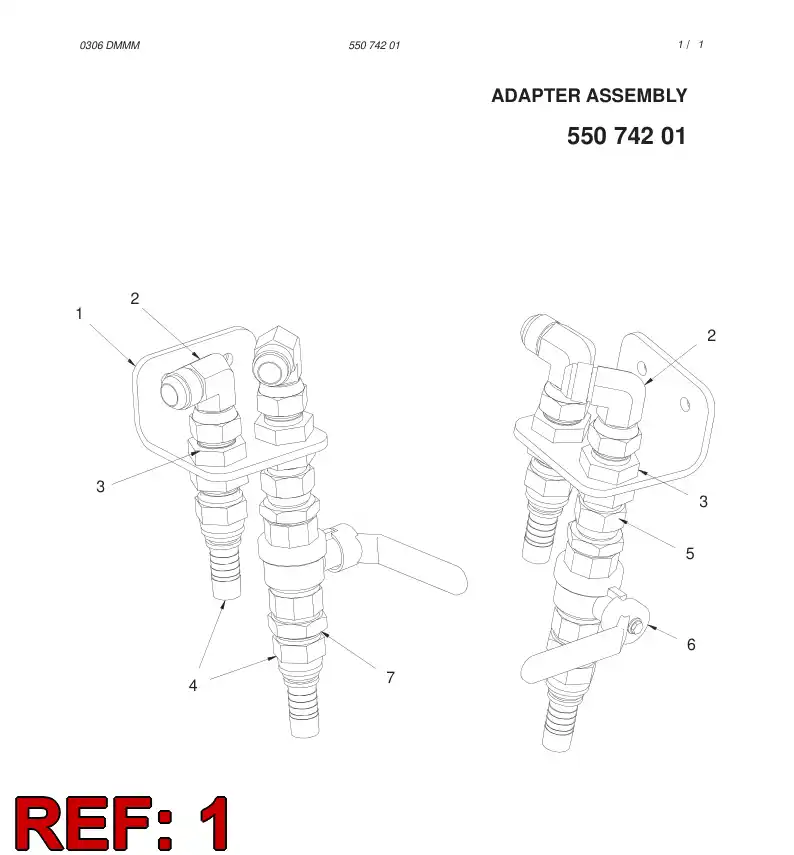 55074203 550 742 03 SUPPORTING BLOCK - Sandvik Technical Drawing