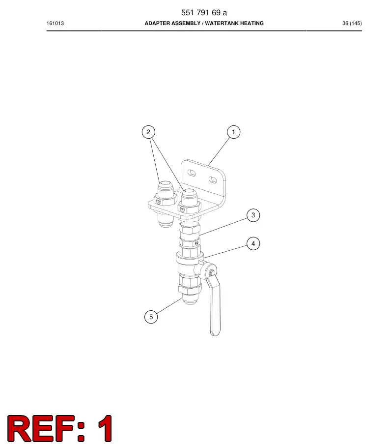 55074203a 550 742 03a Supporting block - Sandvik Technical Drawing