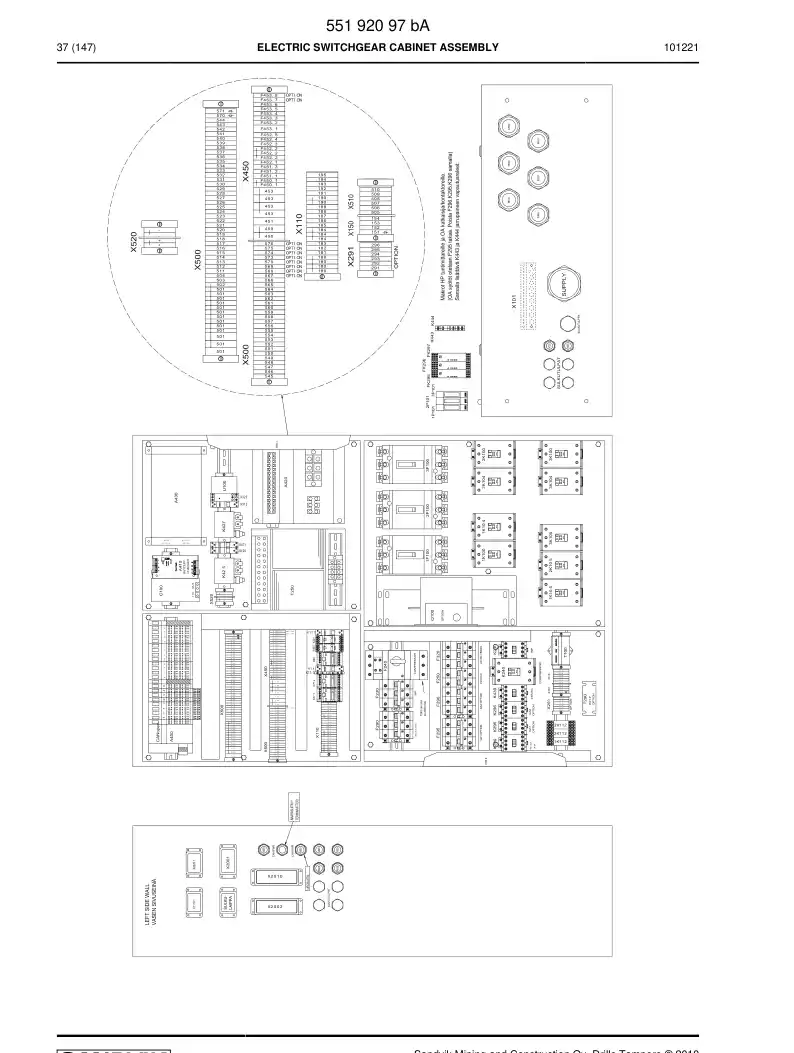 55074546b 550 745 46b Converter, Voltage - Sandvik Technical Drawing
