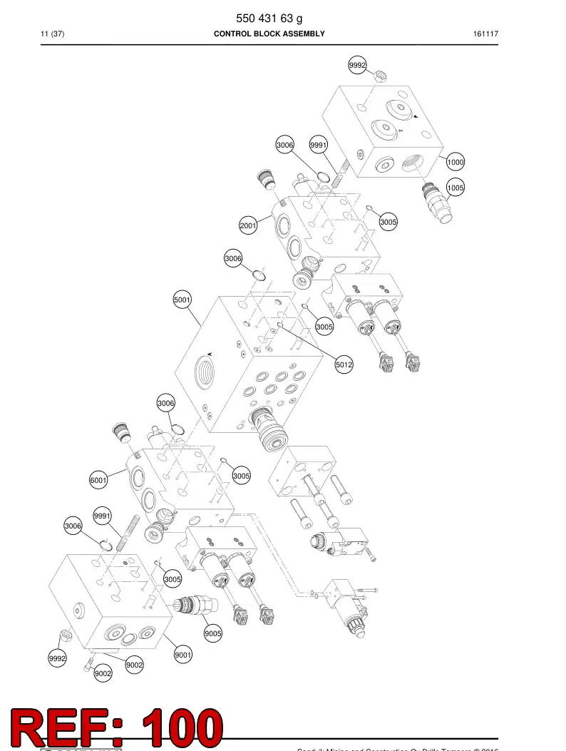 550 749 33 Seal kit - drawing