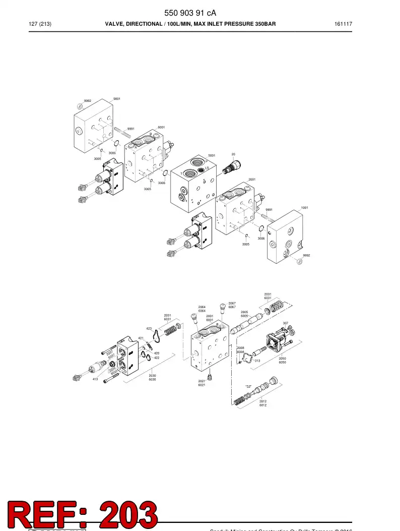 550 749 35a Seal kit - drawing