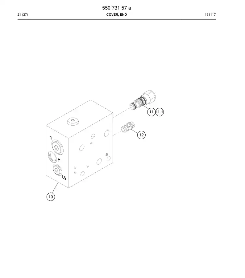 550 749 36 Seal Kit - drawing