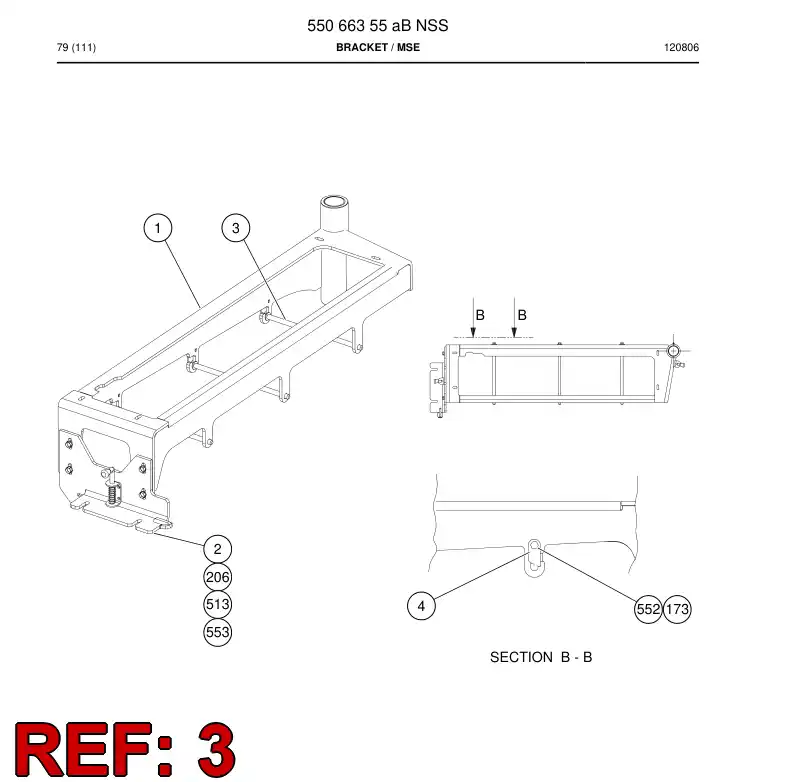 55075014 550 750 14 Bar - Sandvik Technical Drawing
