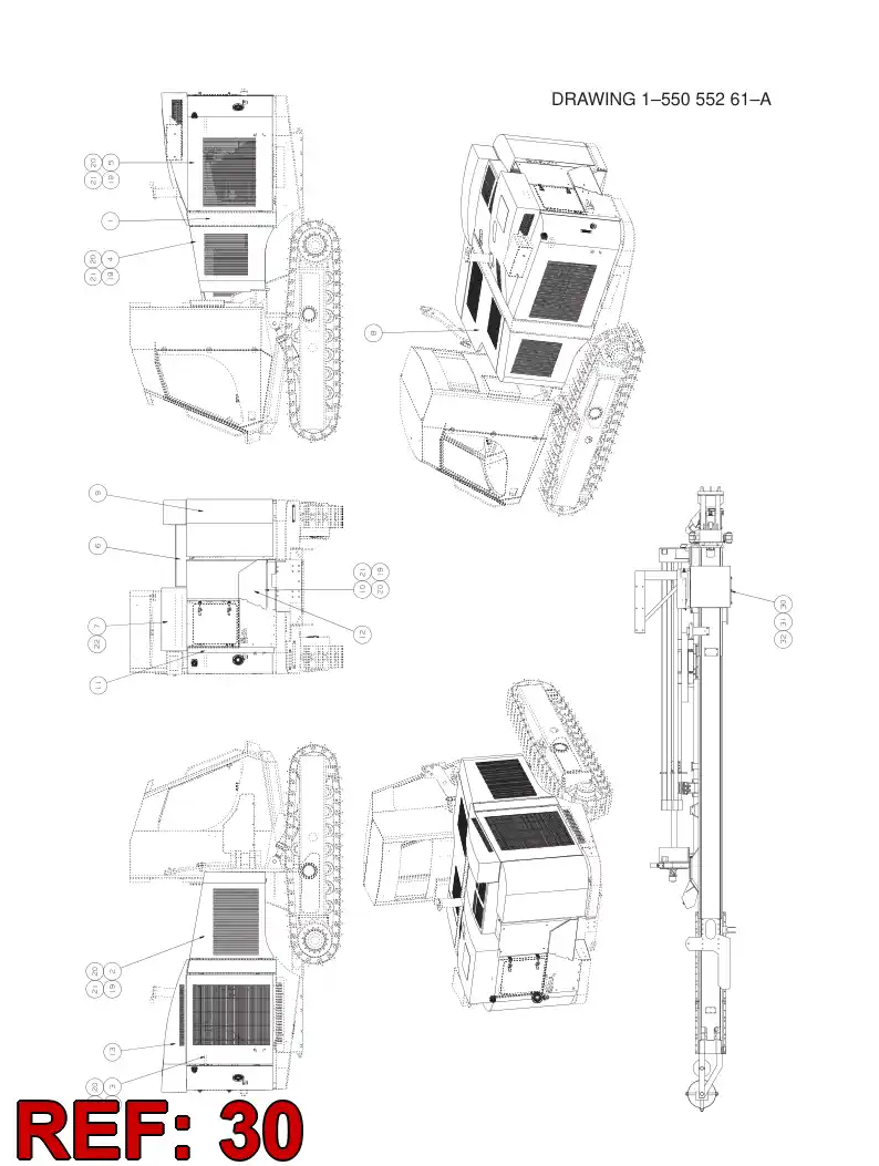 55075073 550 750 73 COVER - Sandvik Technical Drawing