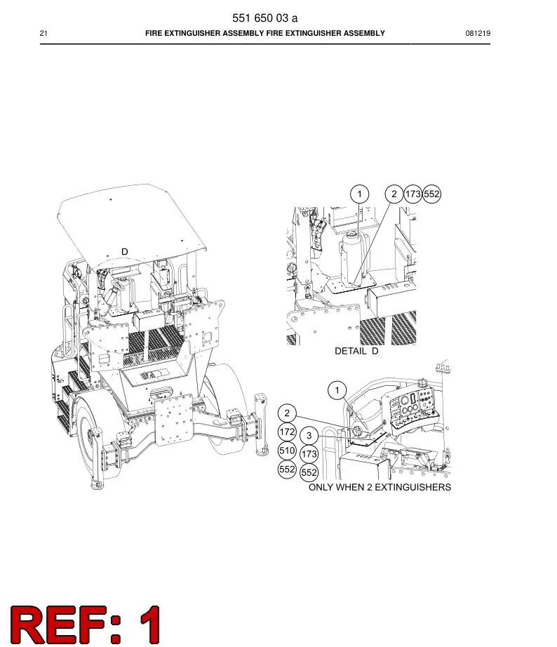 55075379b 550 753 79b Hand fire extinguisher - Sandvik Technical Drawing