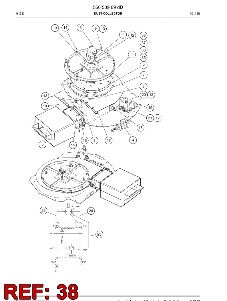 550 761 54 Tool - drawing