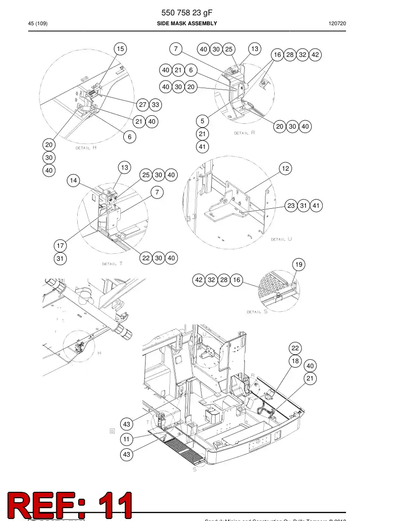 55076171 550 761 71 Rope - Sandvik Technical Drawing