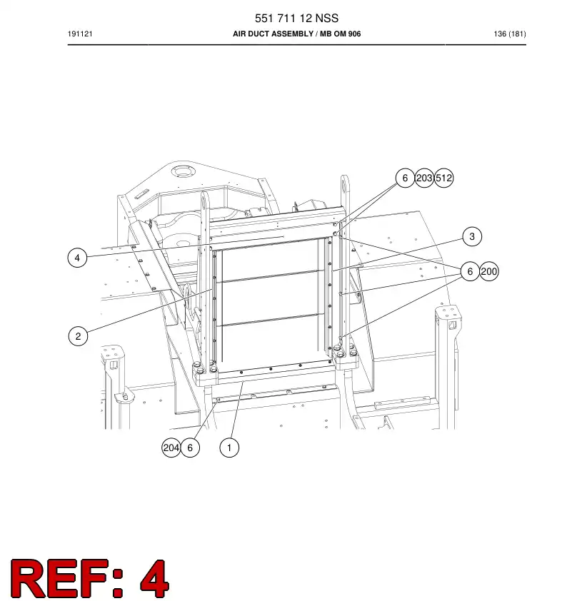 55076269 550 762 69 Plate, Guide - Sandvik Technical Drawing