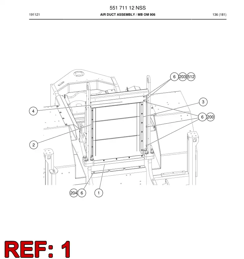 55076279 550 762 79 Plate, Guide - Sandvik Technical Drawing