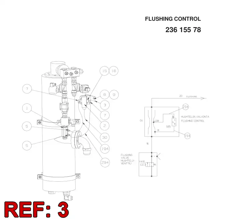 55076290 550 762 90 MOUNTING PLATE - Sandvik Technical Drawing