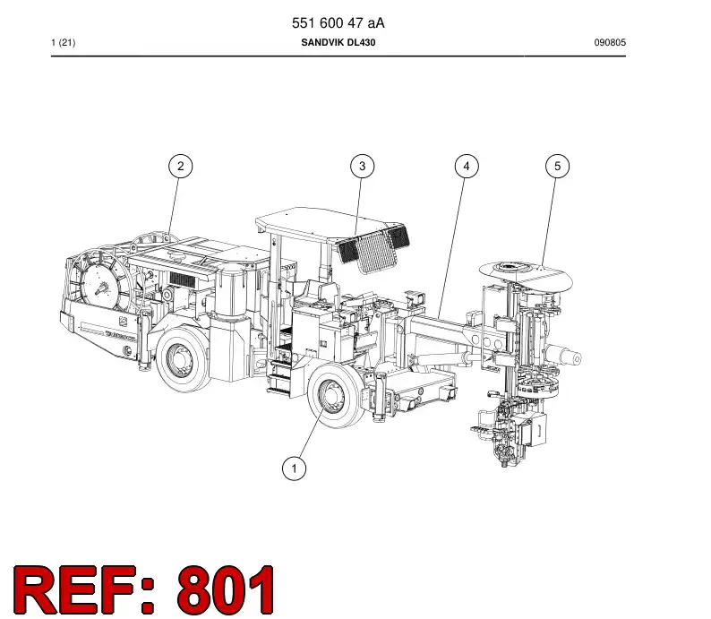 55076699c 550 766 99c Hosing - Sandvik Technical Drawing