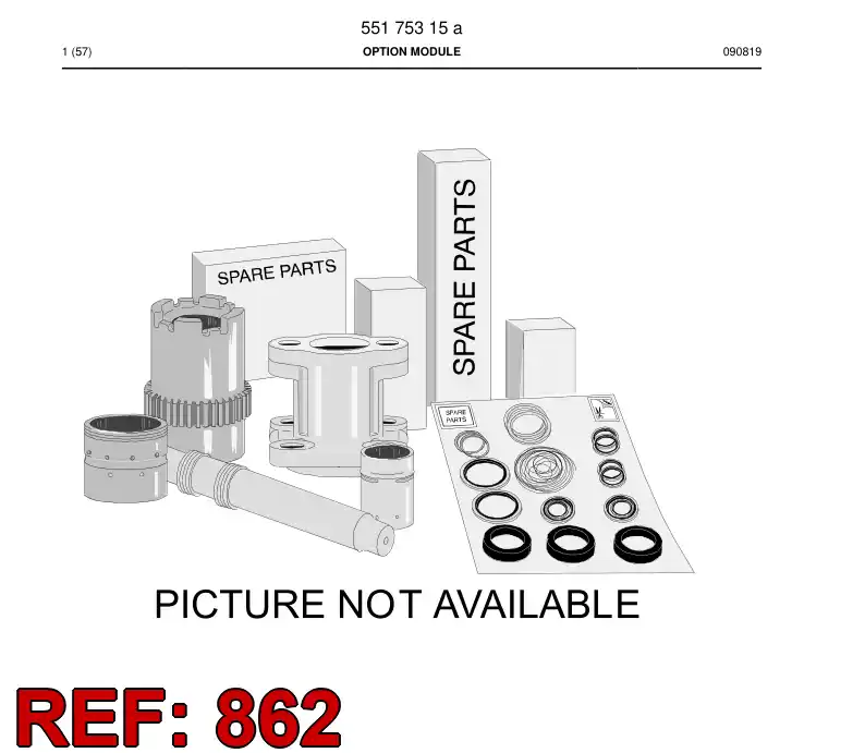 55076781f 550 767 81f Hosing - Sandvik Technical Drawing
