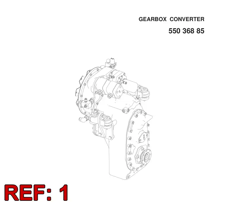 55076837 550 768 37 CONVERTER HOUSING ASSEMBLY - Sandvik Technical Drawing