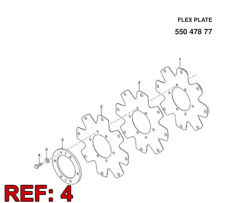 55076843 550 768 43 SCREW - Sandvik Technical Drawing