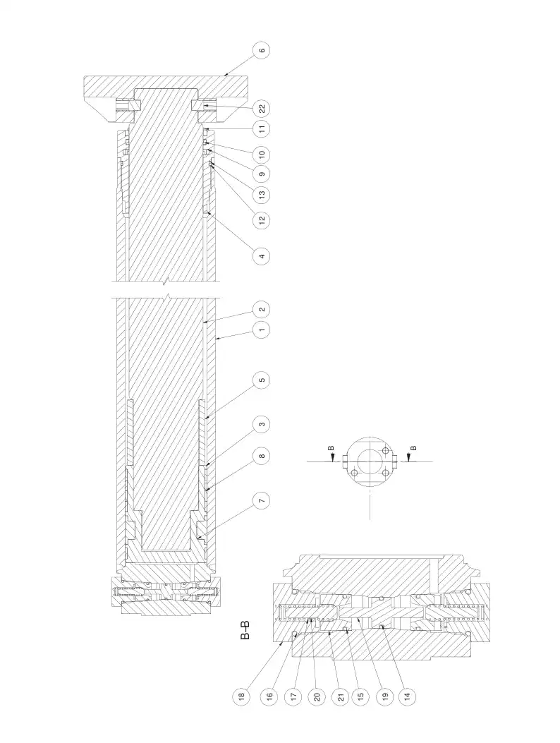 55076848 550 768 48 SEAL KIT - Sandvik Technical Drawing