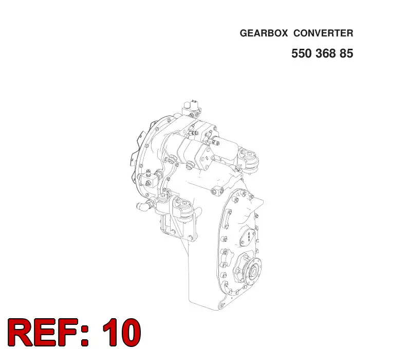55076857 550 768 57 SHAFT ASSEMBLY - Sandvik Technical Drawing