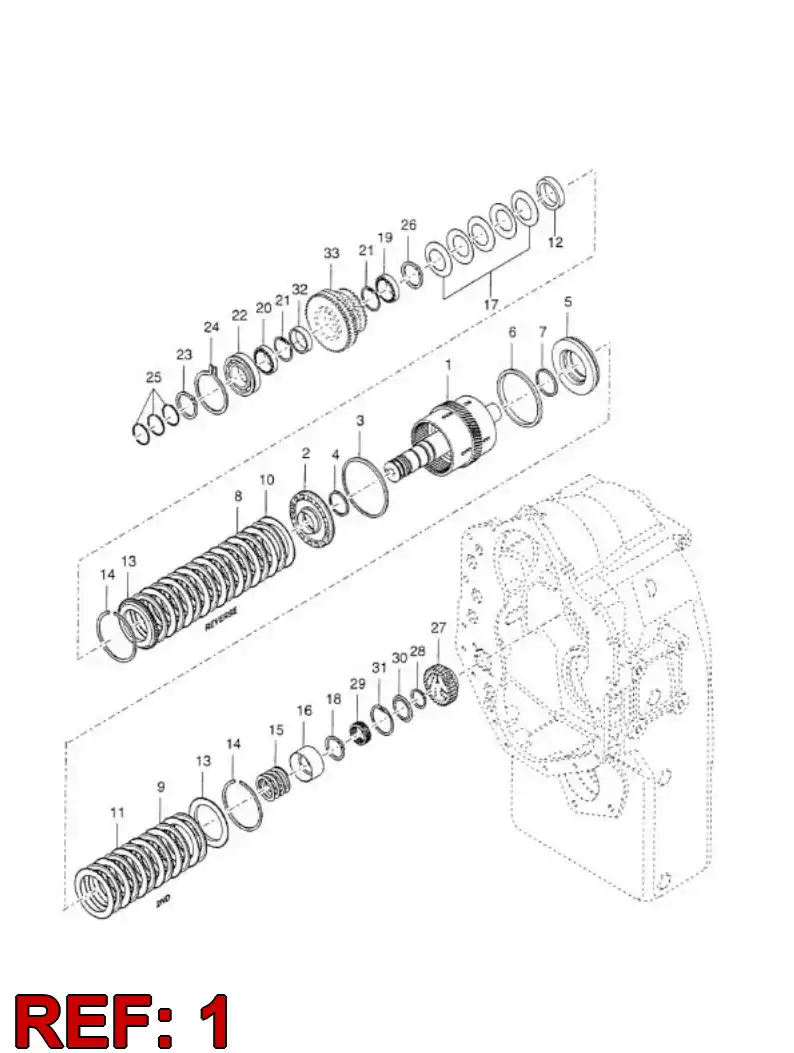 55076858 550 768 58 Shaft And Drum Assembly - Sandvik Technical Drawing